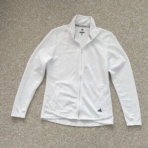 Adidas Women's Snow White Full Zip Golf Jacket